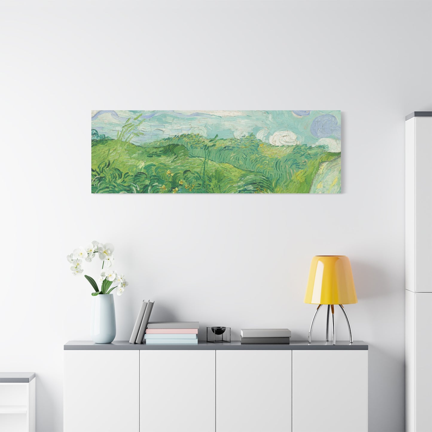 Vincent van Gogh - Green Wheat Fields Fine Art Canvas Print