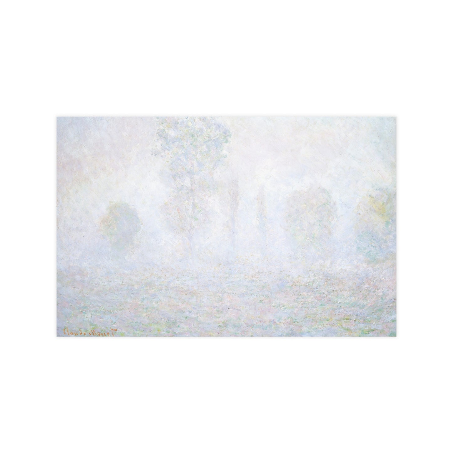 Morning Haze - Monet - Masterworks - Atmospheric Landscape Fine Art Poster