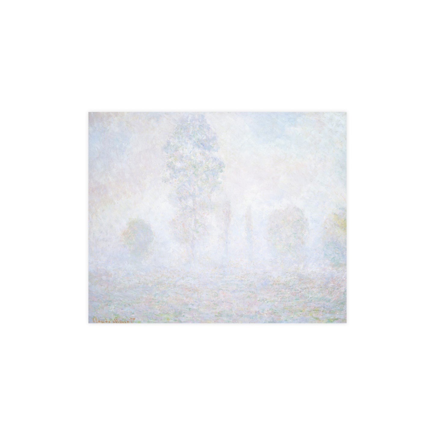 Morning Haze - Monet - Masterworks - Atmospheric Landscape Fine Art Poster