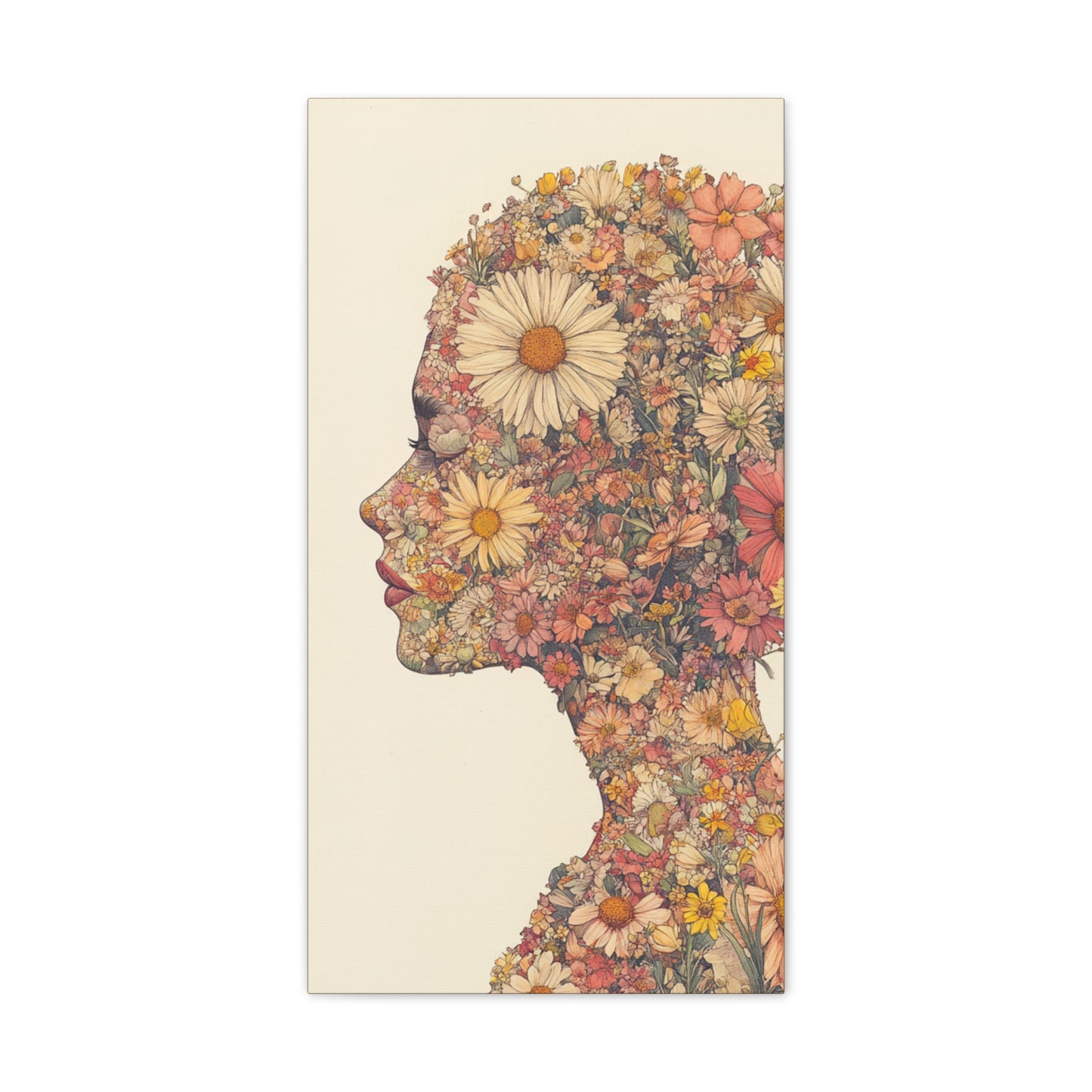 And So She Grew on Canvas