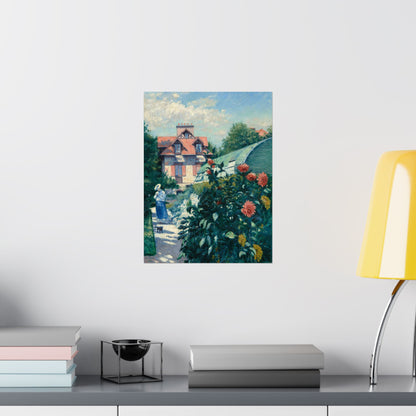 Dahlias Vintage Botanical Fine Art Print