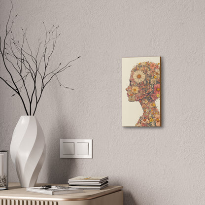 And So She Grew on Canvas