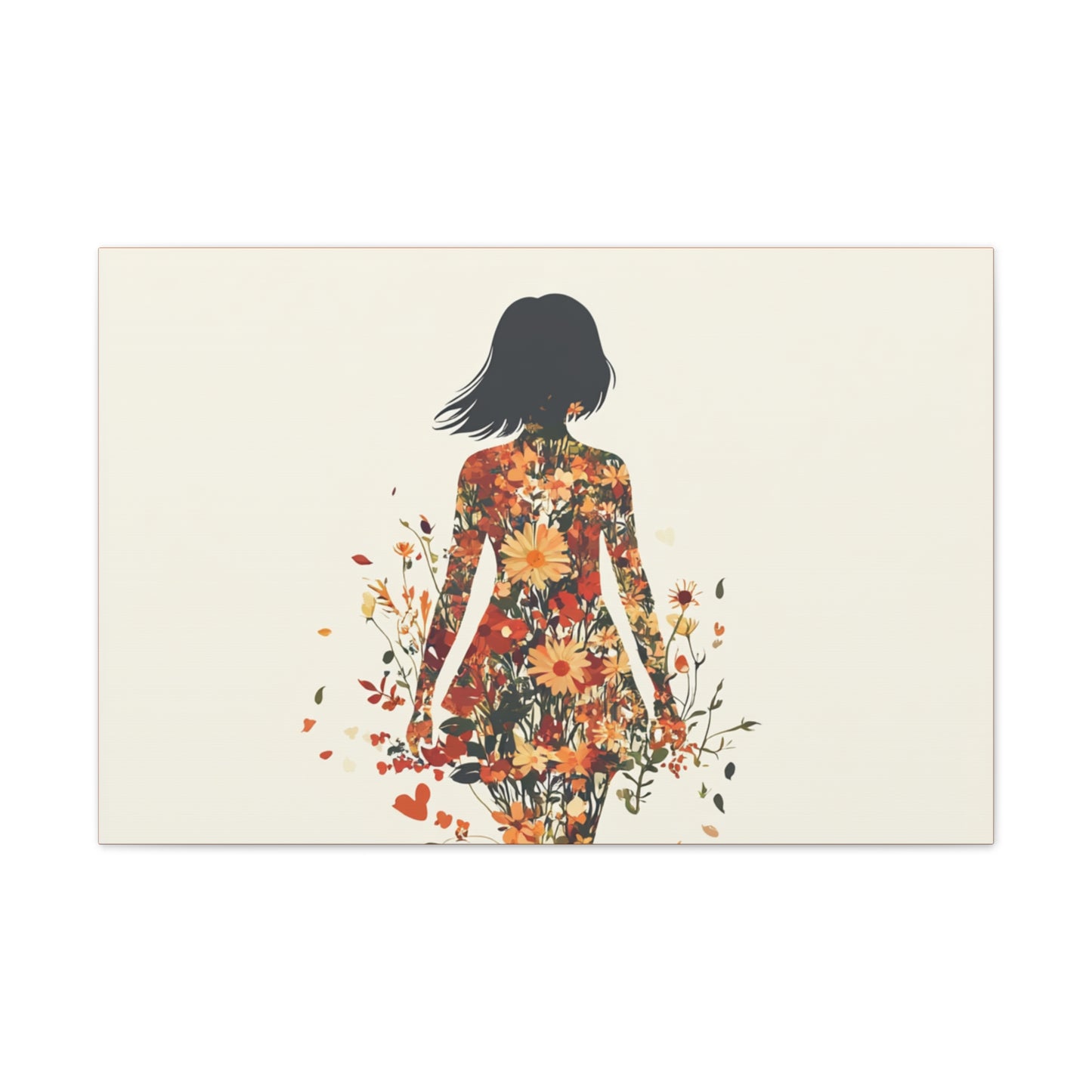 You Belong Among the Wildflowers  - Flower Girl - Print on Canvas