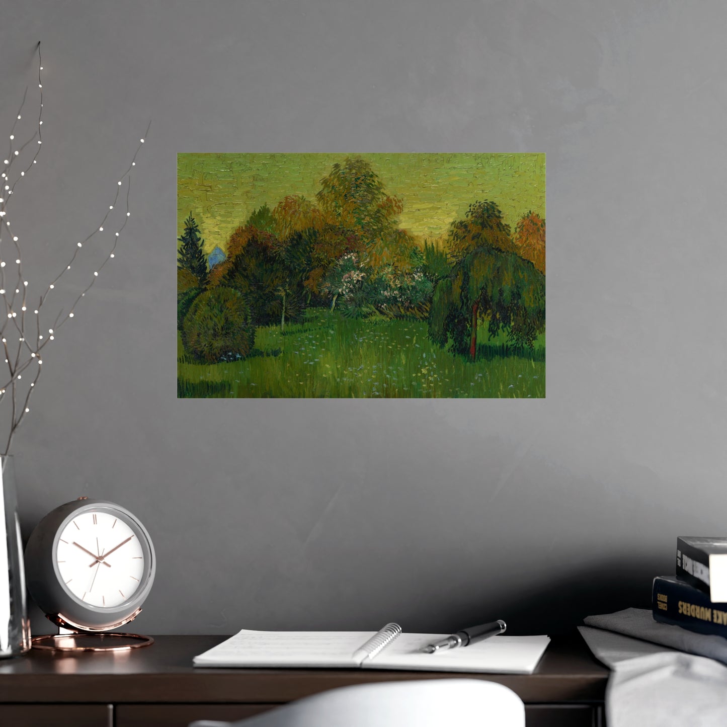 The Poet's Garden - Van Gogh Fine Art Poster