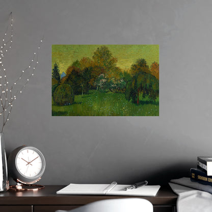 The Poet's Garden - Van Gogh Fine Art Poster