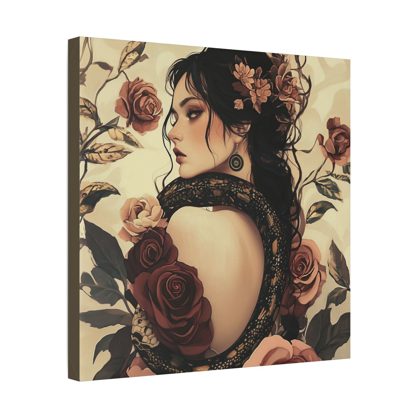 Never Look Back - Secret Garden Series - Fine Art Print on Canvas
