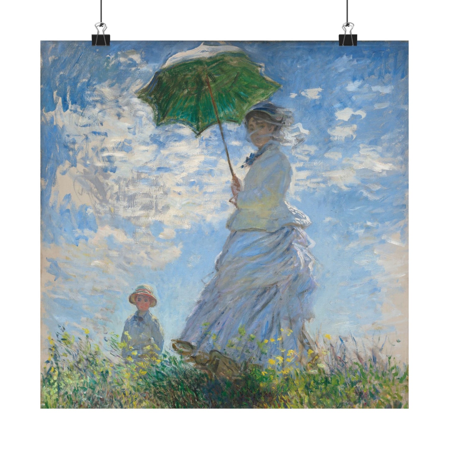 Claude Monet - Woman with a Parasol Fine Art Print