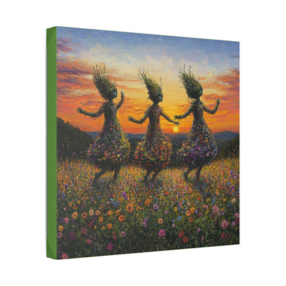 The Fairy Frolic - Flowers & Fairies Collection - Wall Art on Canvas