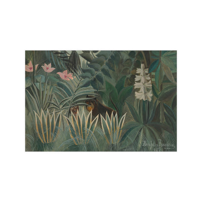 The Equatorial Jungle - Rousseau Tropical Fine Art Poster