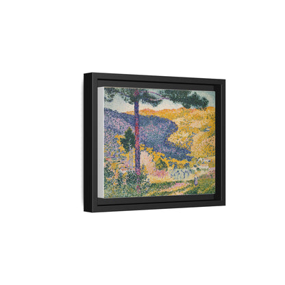 Valley with Fir Shade on the Mountain - Museum Collection - Framed Canvas Print