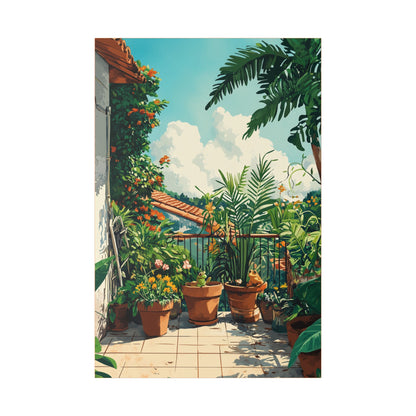 Room with a View - Let's Stay on Vacay Series- Fine Art Print on Canvas