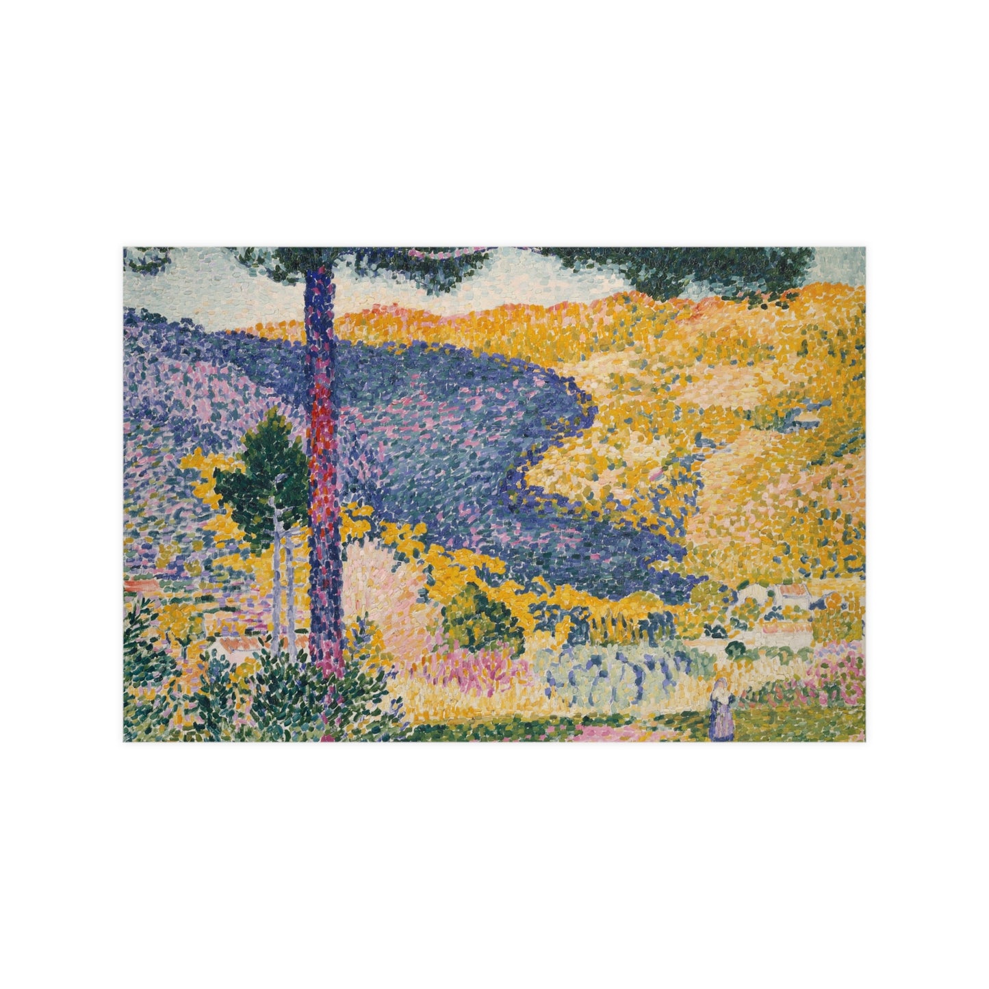 Valley with Fir Shade on the Mountain - Museum Collection - Fine Art Poster