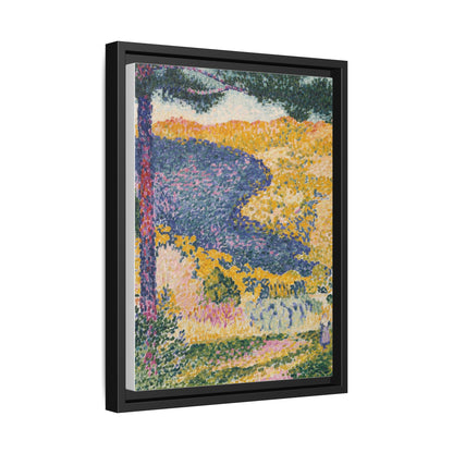 Valley with Fir Shade on the Mountain - Museum Collection - Framed Canvas Print