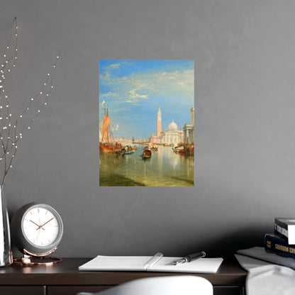Venice Dogana and San Giorgio Maggiore - Turner Fine Art Poster