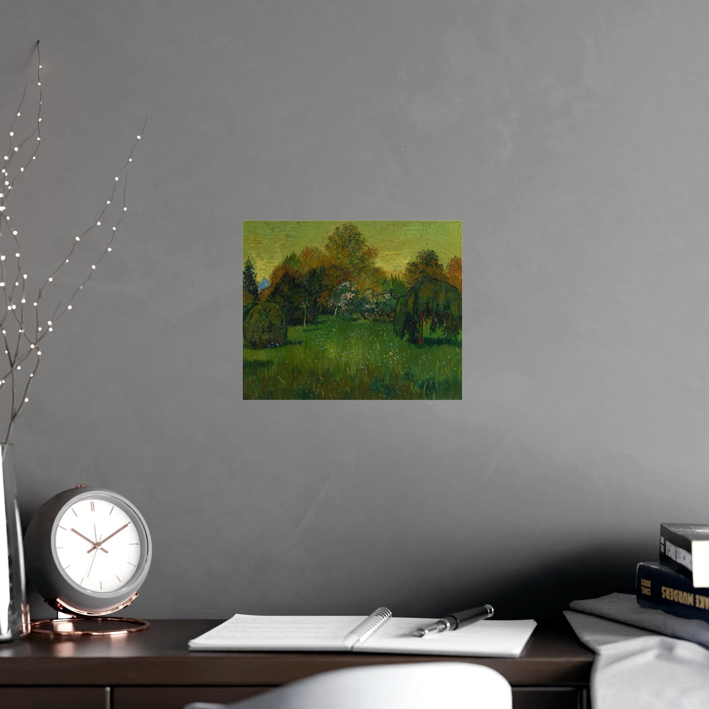 The Poet's Garden - Van Gogh Fine Art Poster