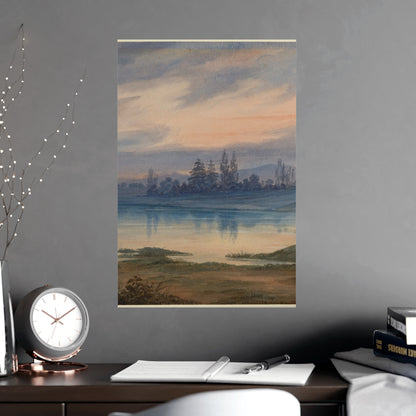 Landscape near Strasbourg - European Pastoral Fine Art Poster