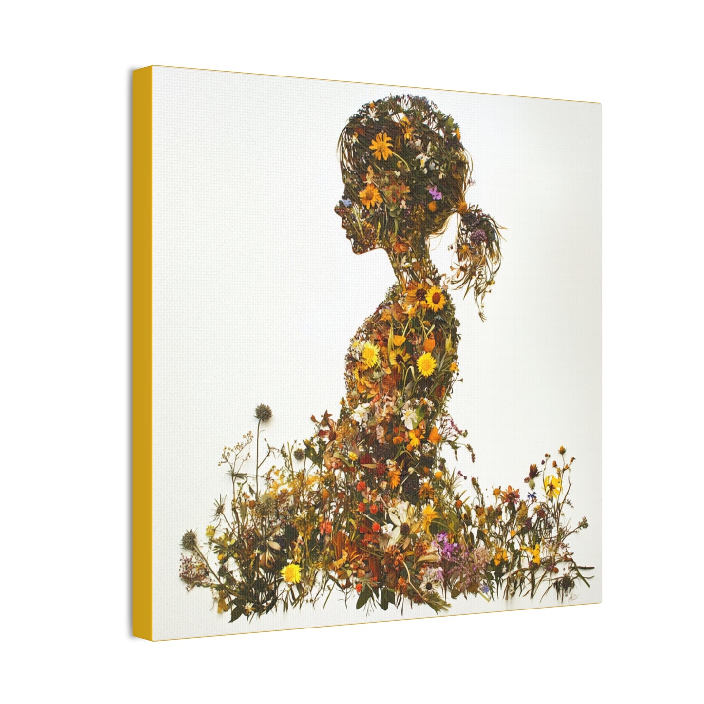 Summers Gone By - Wildflowers Fine Art Print on Canvas