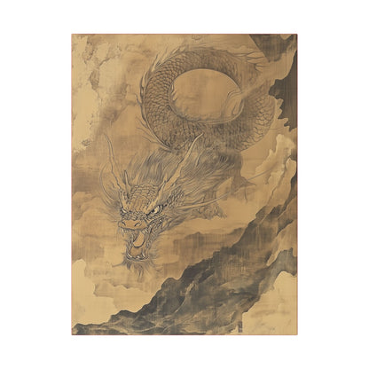Smoke - Dragon Collection - Year of the Dragon -  Fine Art Print on Canvas