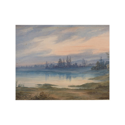 Landscape near Strasbourg - European Pastoral Fine Art Poster