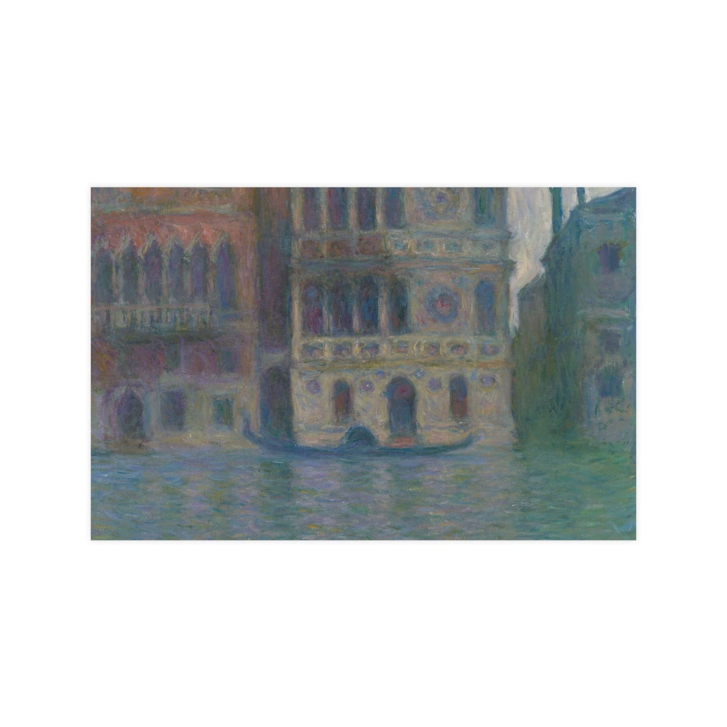 Venice Palazzo Dario - Monet Fine Art Poster