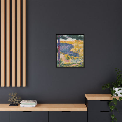 Valley with Fir Shade on the Mountain - Museum Collection - Framed Canvas Print