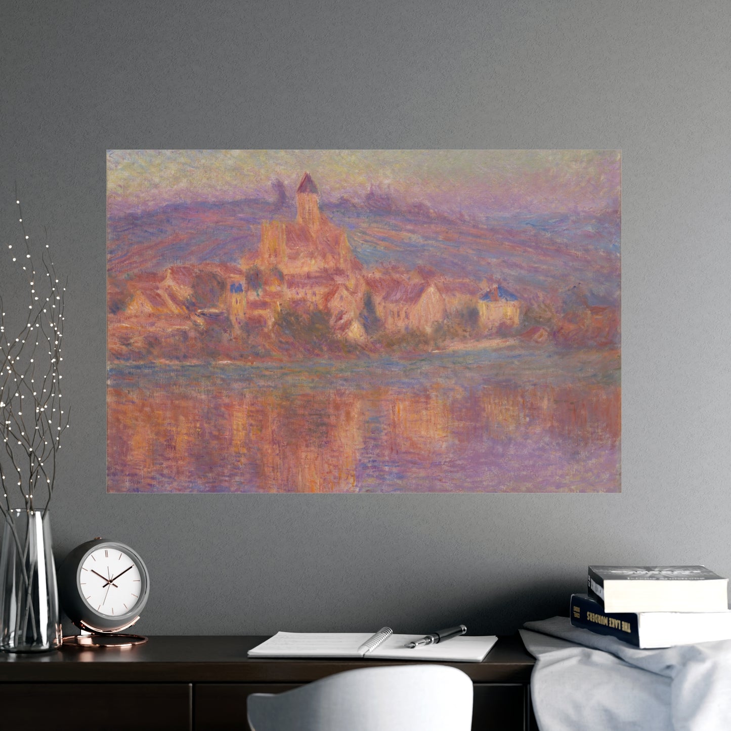 Vetheuil - Monet Village Landscape Fine Art Poster