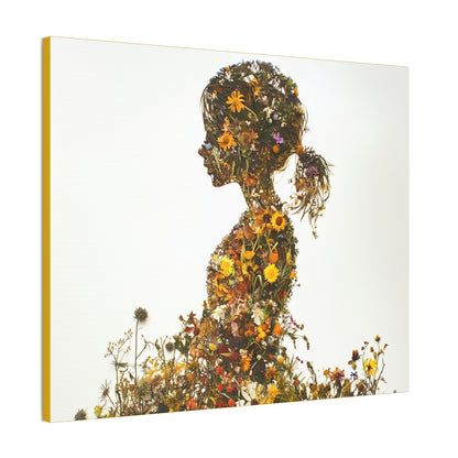 Summers Gone By - Wildflowers Fine Art Print on Canvas