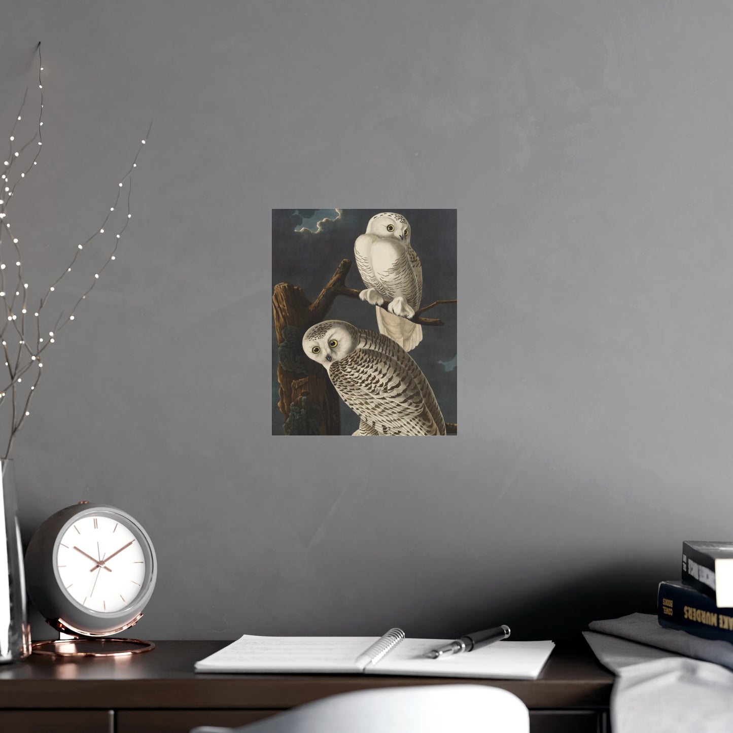 Snowy Owl - Audubon Birds - Fine Art Print