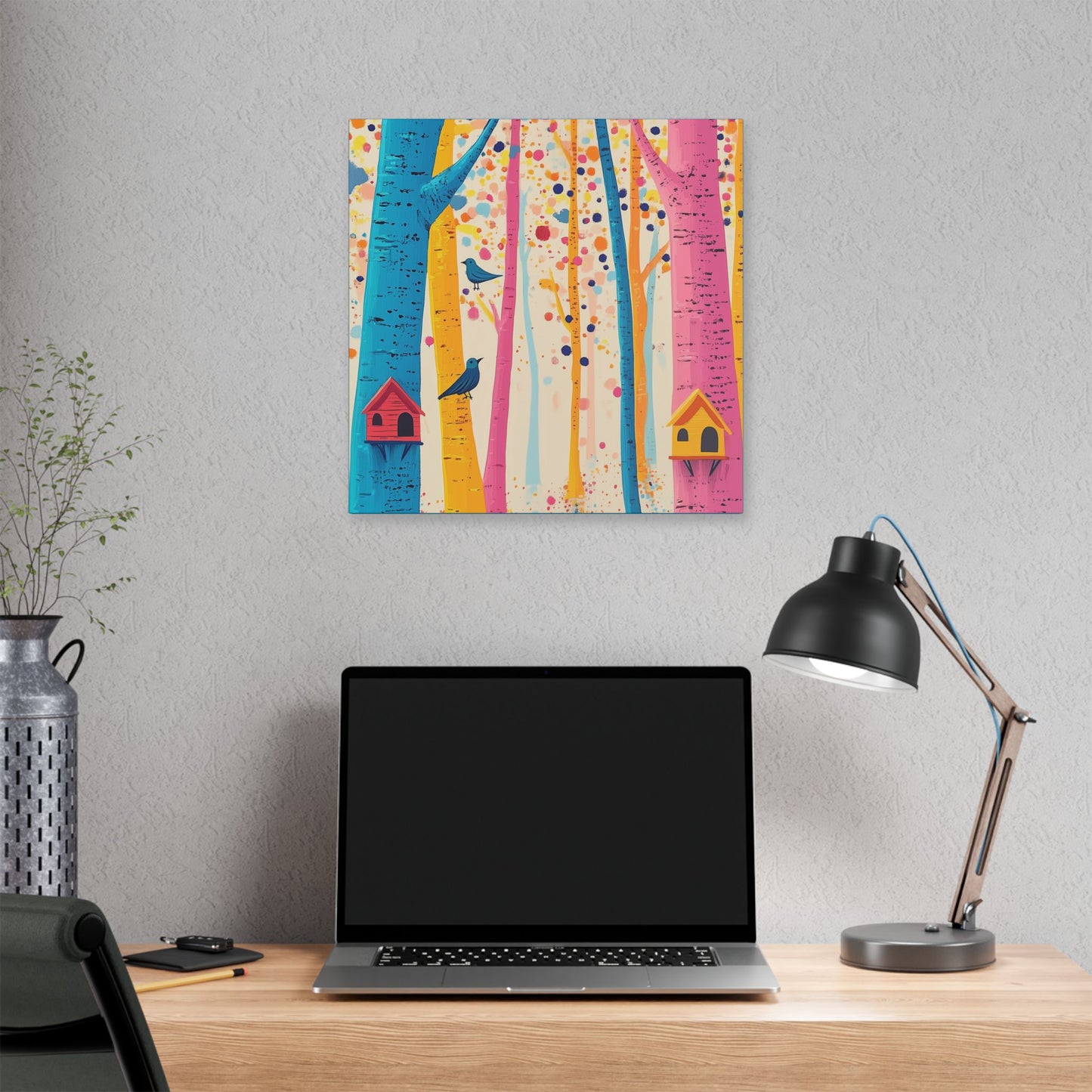 Here for the Birds - Delight in Nature Series - Fine Art Print on Canvas