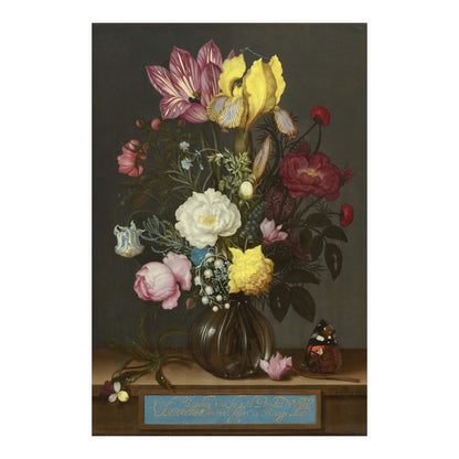 Bouquet of Flowers in a Glass Vase - Dutch Masters Fine Art Poster
