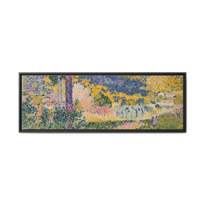 Valley with Fir Shade on the Mountain - Museum Collection - Framed Canvas Print