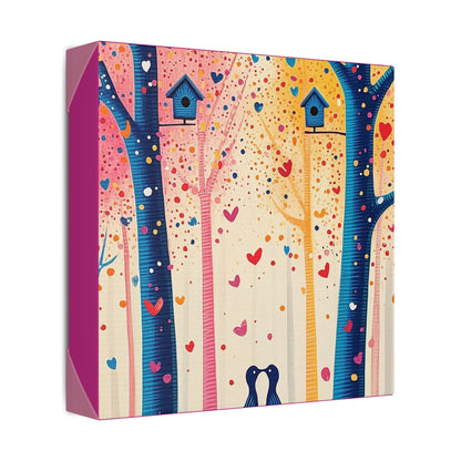 Little Love Birds - Delight in Nature Series - Fine Art Print on Canvas