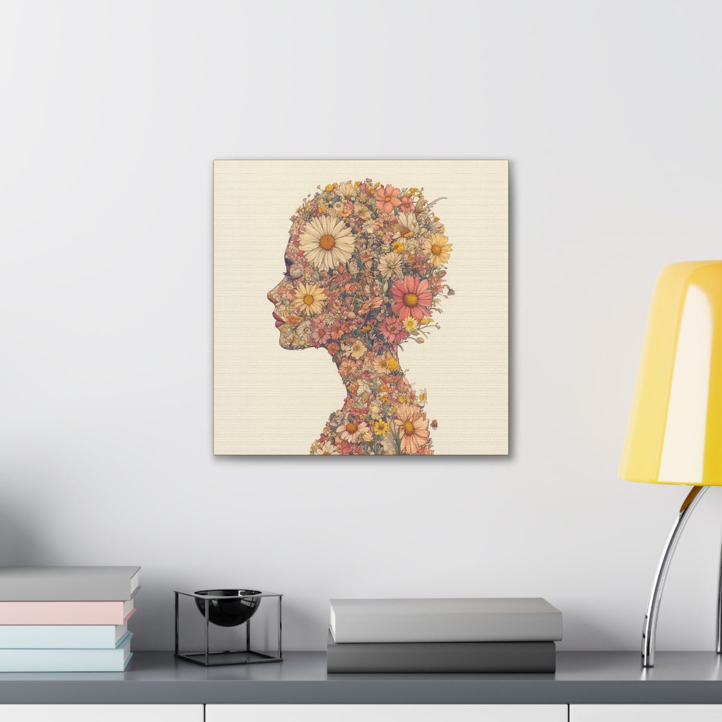 And So She Grew on Canvas