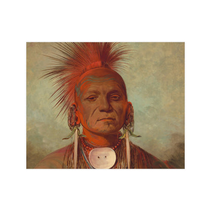 Iowa Medicine Man Portrait - George Catlin - Fine Art Poster