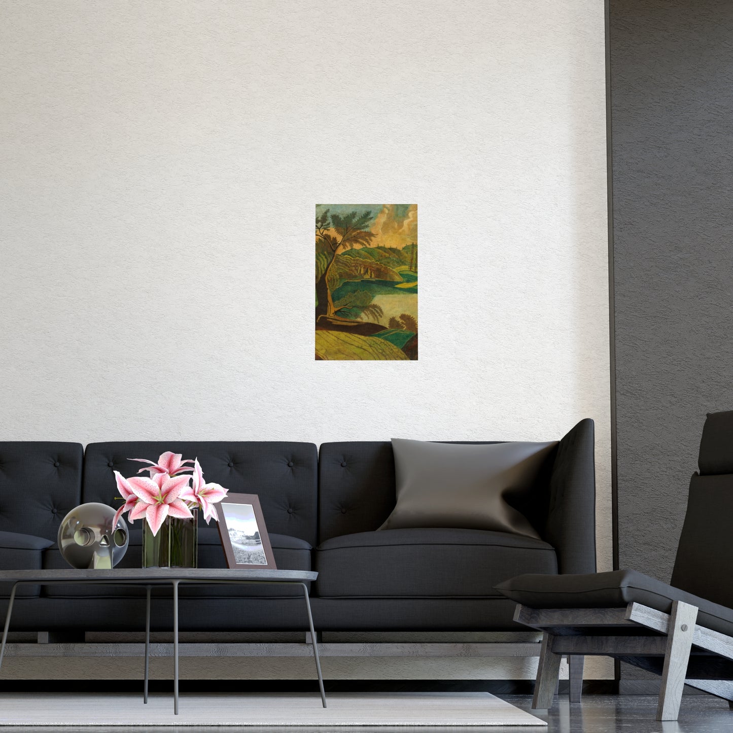 Stylized Landscape - Modern Abstract Fine Art Poster