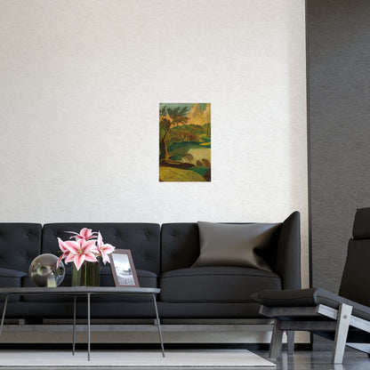 Stylized Landscape - Modern Abstract Fine Art Poster