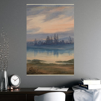 Landscape near Strasbourg - European Pastoral Fine Art Poster