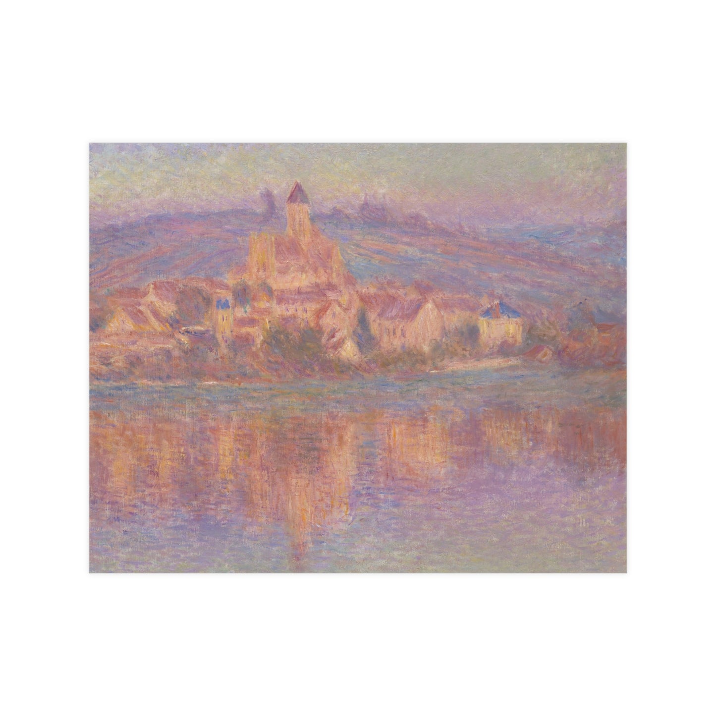 Vetheuil - Monet Village Landscape Fine Art Poster