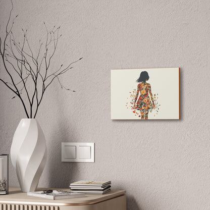 You Belong Among the Wildflowers  - Flower Girl - Print on Canvas