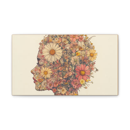 And So She Grew on Canvas