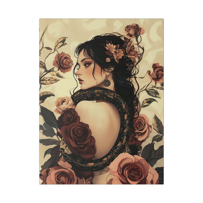 Never Look Back - Secret Garden Series - Fine Art Print on Canvas