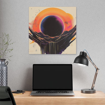 Valley of Dreams - Abstract Color Series- Fine Art Print on Canvas