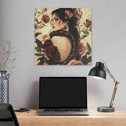 Never Look Back - Secret Garden Series - Fine Art Print on Canvas