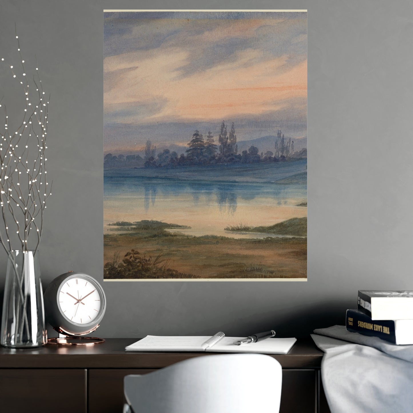 Landscape near Strasbourg - European Pastoral Fine Art Poster