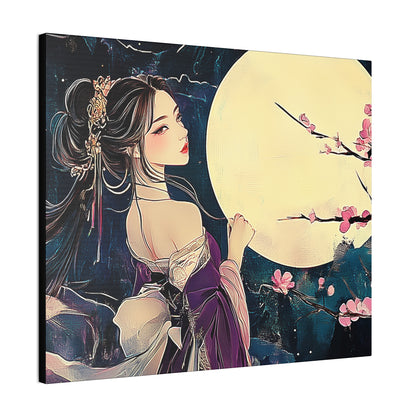 Thinking of You in the Moonlight - Fine Art Print - Wall Art on Canvas