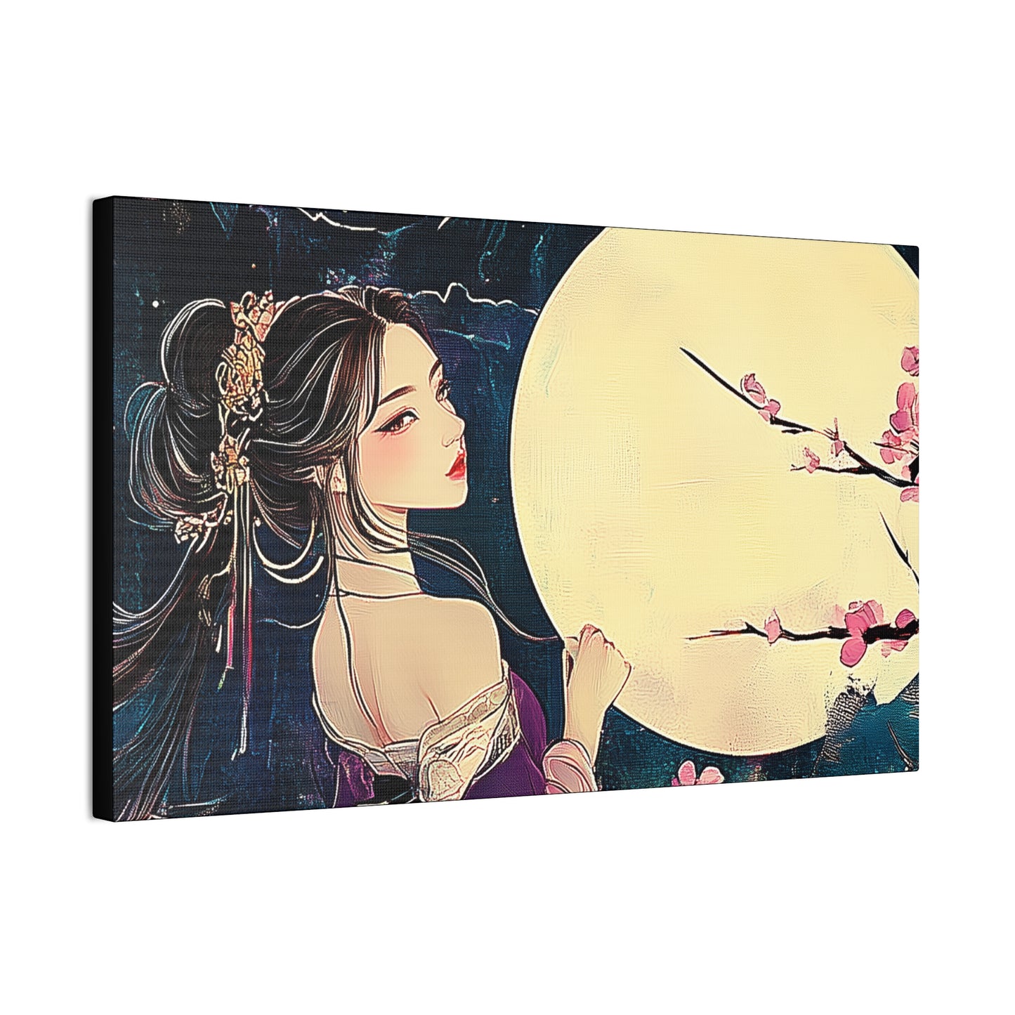 Thinking of You in the Moonlight - Fine Art Print - Wall Art on Canvas