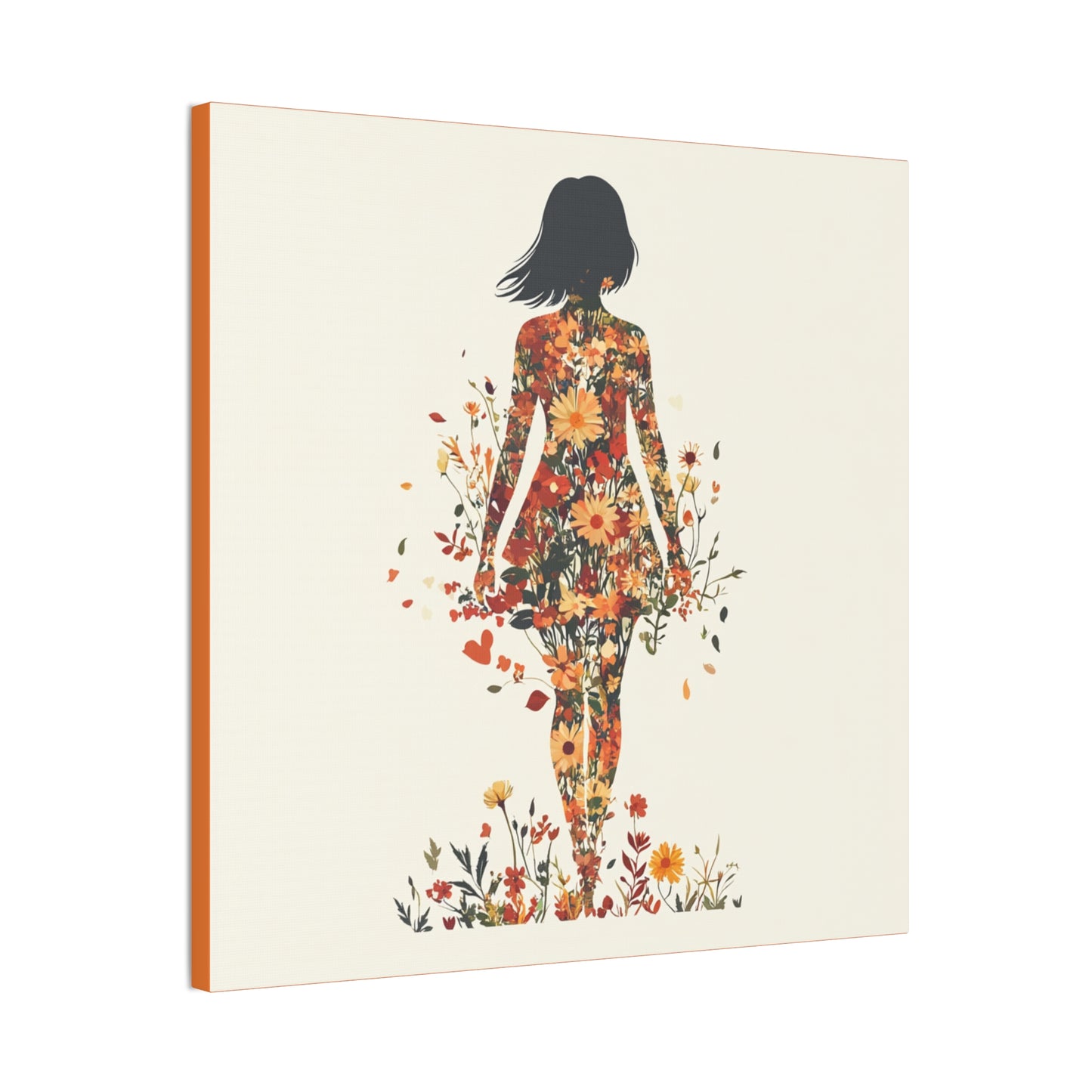 You Belong Among the Wildflowers  - Flower Girl - Print on Canvas