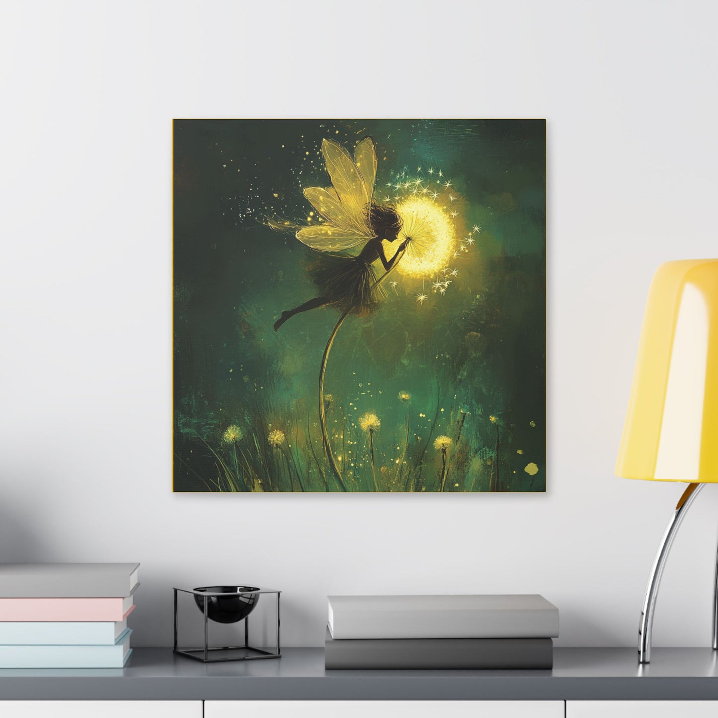 Wishes Do Come True - Fairies & Flowers Collection - Wall Art on Canvas