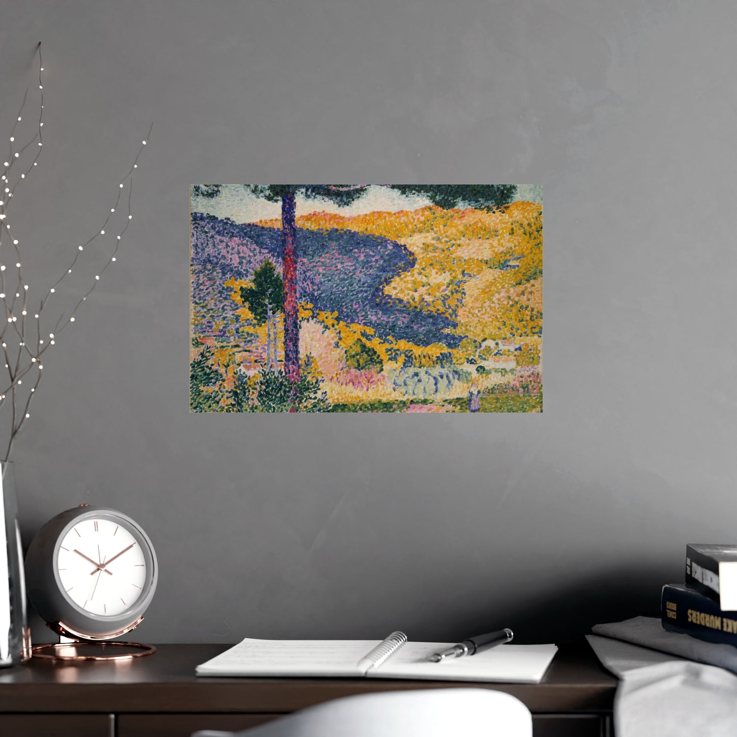 Valley with Fir Shade on the Mountain - Museum Collection - Fine Art Poster