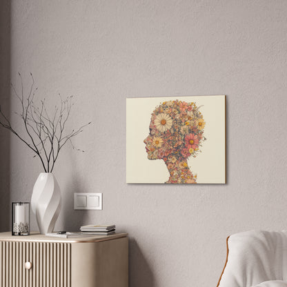 And So She Grew on Canvas